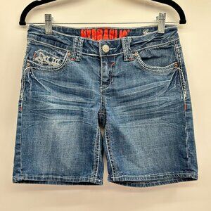 Hydraulic Gramercy Stretch Embellished Jean Shorts Size 5/6